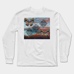 mandala butterfly Long Sleeve T-Shirt